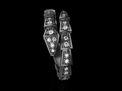 Wedding ring model 871 3D Print Model