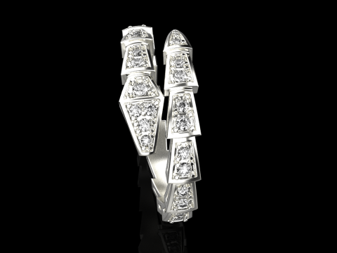Wedding ring model 871 Model Cetak 3D
