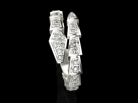 Wedding ring model 871 3D Print Model