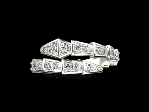 Wedding ring model 871 Model Cetak 3D
