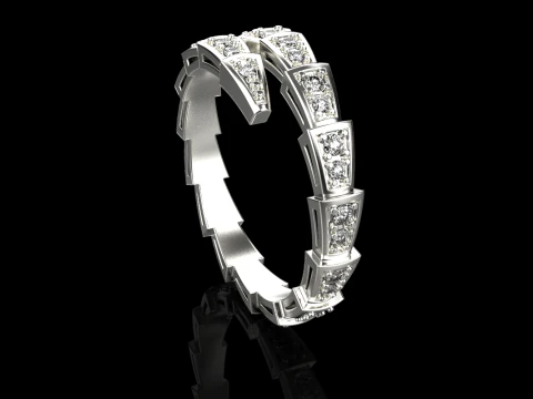 Wedding ring model 871 3D Print Model
