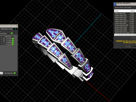 Wedding ring model 871 Model Cetak 3D