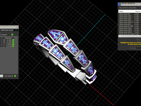 Wedding ring model 871 3D Print Model