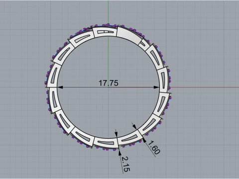 Wedding ring model 871 3D Print Model