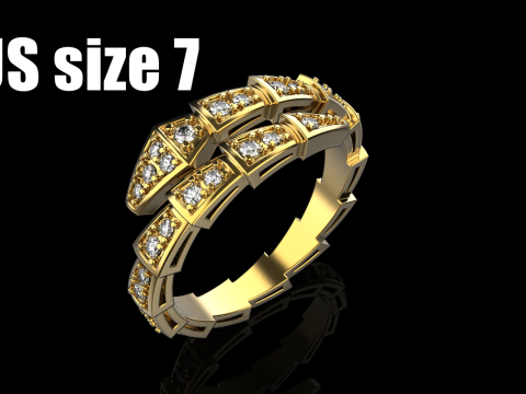 Wedding ring model 870 Model do druku 3D