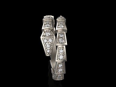 Wedding ring model 870 3D Принт Модель