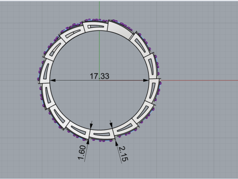 Wedding ring model 870 3D Принт Модель