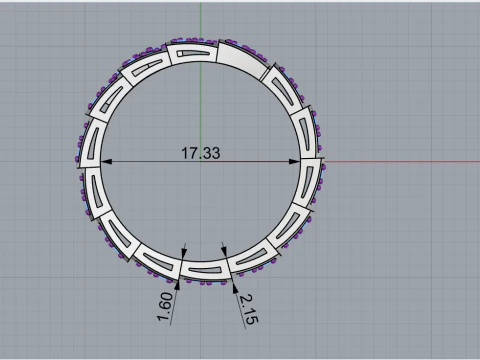 Wedding ring model 870 3D Print Model
