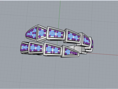 Wedding ring model 870 3D Print Model
