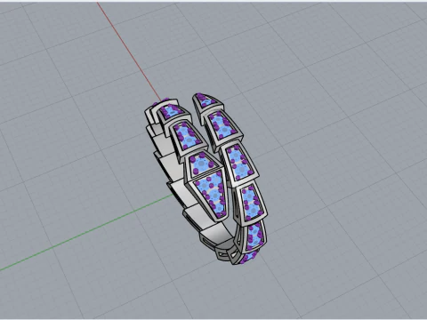 Wedding ring model 870 3D Print Model