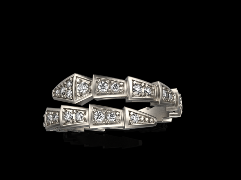 Wedding ring model 870 3D Принт Модель