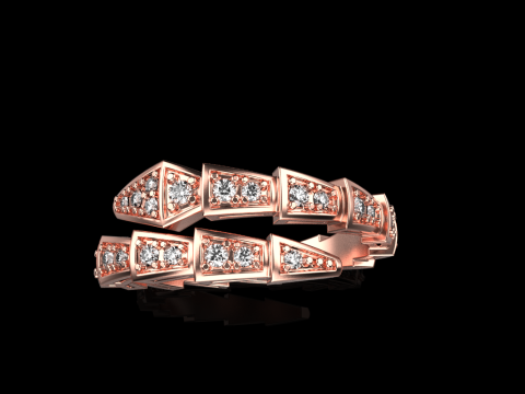 Wedding ring model 870 3D Принт Модель