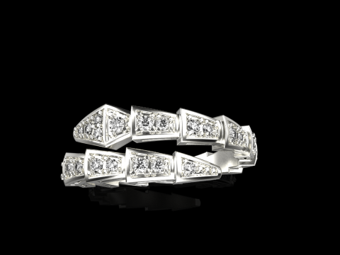 Wedding ring model 870 3D Принт Модель