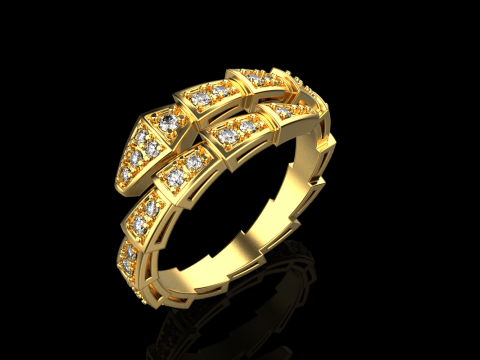 Wedding ring model 870 3D Принт Модель
