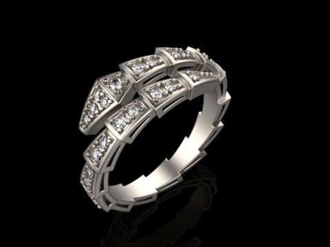Wedding ring model 870 3D Принт Модель