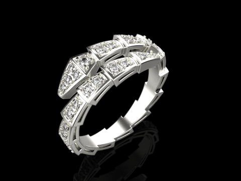 Wedding ring model 870 3D Принт Модель