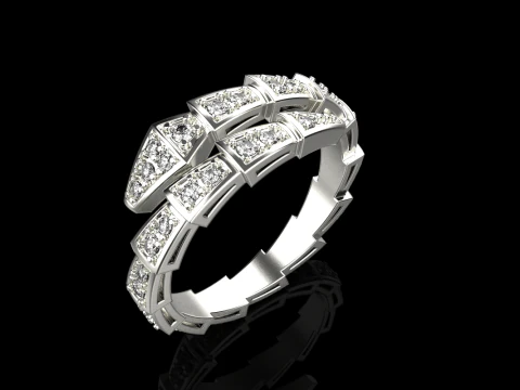 Wedding ring model 870 3D Print Model