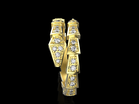 Wedding ring model 870 3D Принт Модель