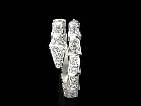 Wedding ring model 870 3D Принт Модель