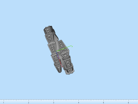 Serpenti ring model 869 3D Принт Модель