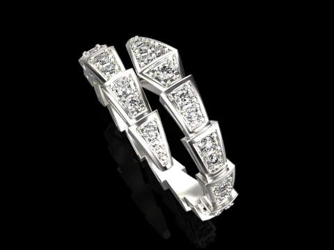 Serpenti ring model 869 3D Print Model