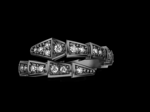 Serpenti ring model 869 3D Print Model