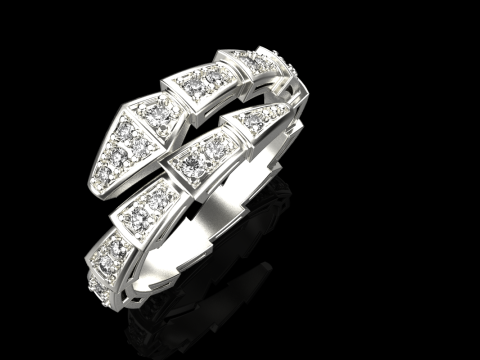 Serpenti ring model 869 3D Принт Модель