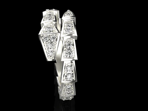 Serpenti ring model 869 3D Print Model