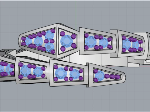 Serpenti ring model 869 3D Print Model