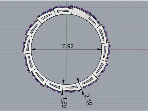 Serpenti ring model 869 3D Print Model