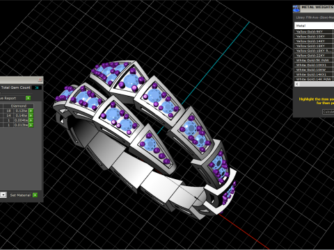 Snake ring model 868 3D Print Model