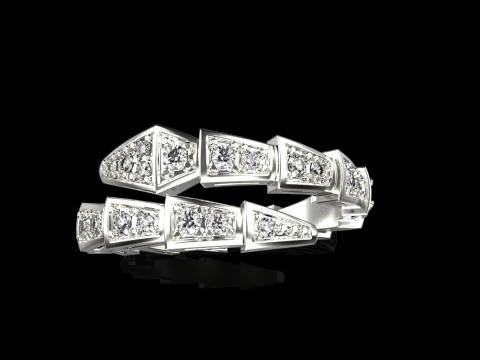 Snake ring model 868 3D Print Model