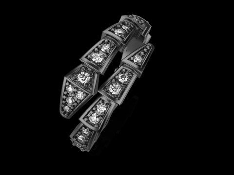 Snake ring model 868 3D Print Model