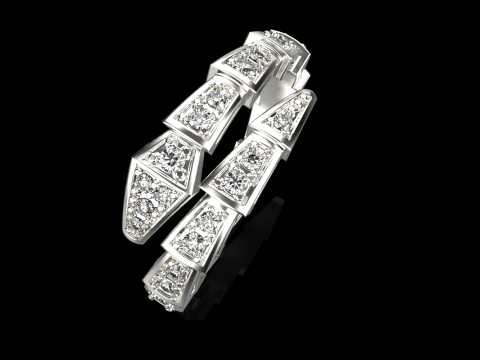 Snake ring model 868 3D Print Model