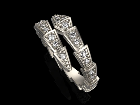 Snake ring model 868 3D Print Model