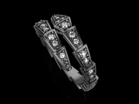 Snake ring model 868 3D Print Model