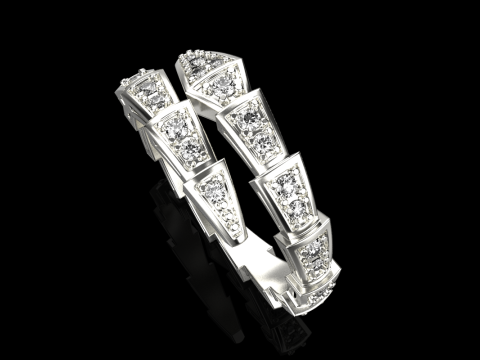 Snake ring model 868 3D Print Model