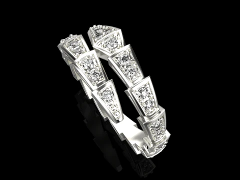 Snake ring model 868 3D Print Model
