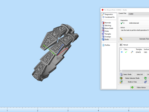Snake ring model 868 3D Print Model
