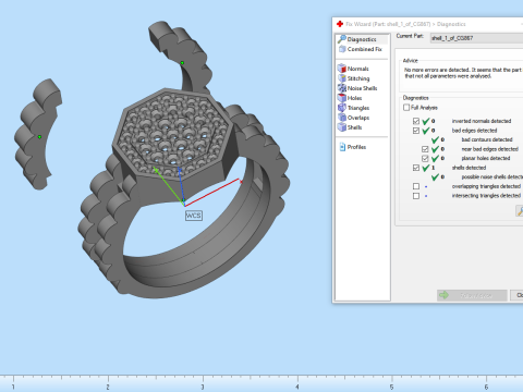 Signet ring model 867 3D Print Model