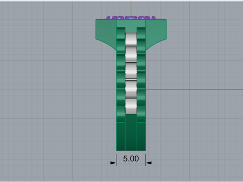 Signet ring model 867 3D Print Model