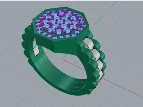 Signet ring model 867 3D Print Model
