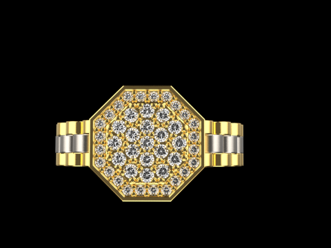 Signet ring model 867 3D Print Model