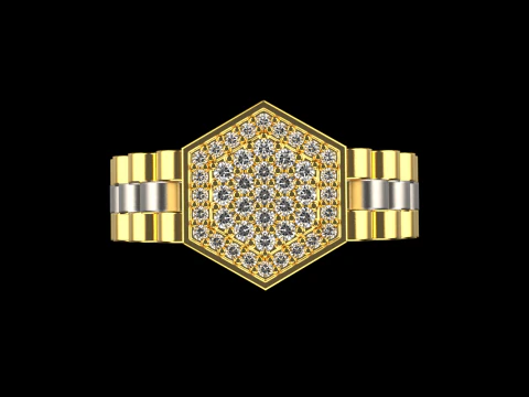 Signet ring model 866 3D Print Model