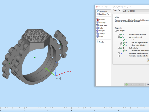 Signet ring model 866 Model Cetak 3D