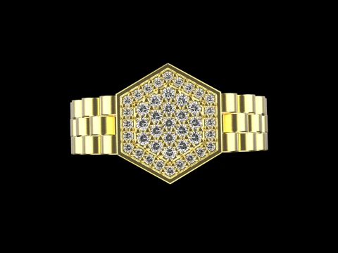 Signet ring model 866 3D Print Model