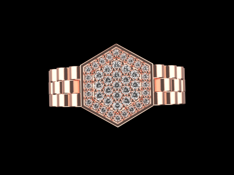 Signet ring model 866 Model Cetak 3D
