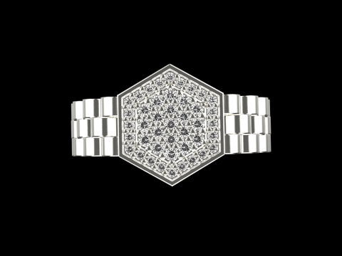 Signet ring model 866 Model Cetak 3D