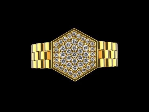 Signet ring model 866 3D Print Model