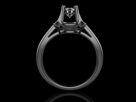 Engagement ring model 865 3D Print Model